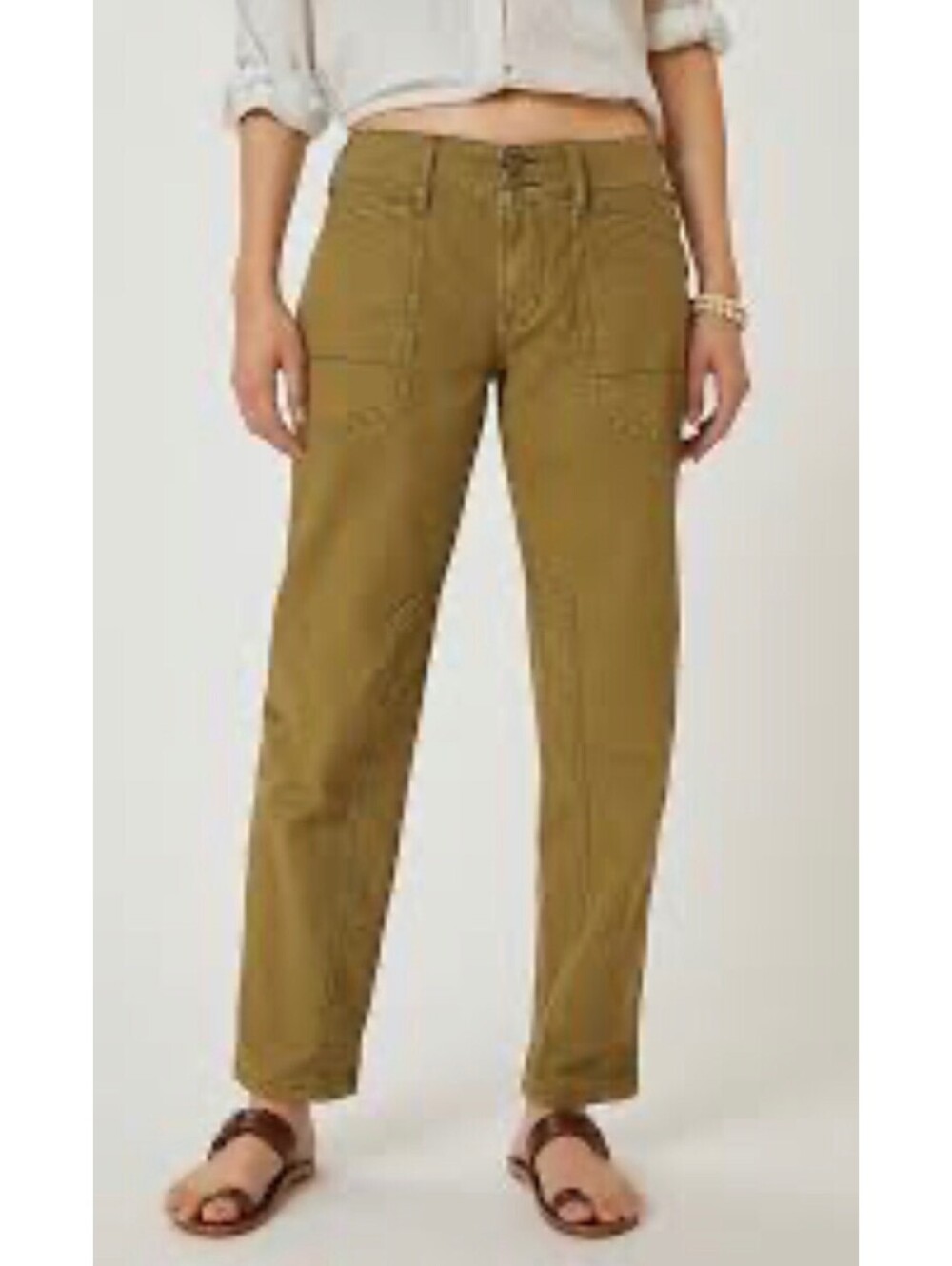 Anthropologie Pilcro Low Rise Utility Trouser Pant Size 28